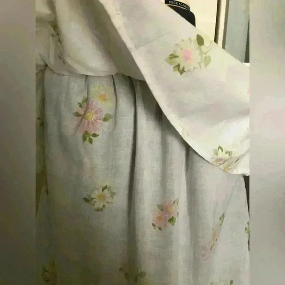 HANDMADE SENORITA FESTIVAL TOP UPCYCLED BLOUSES LARGE-XL - Picture 4 of 5